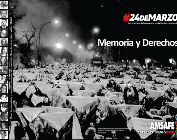 Portada de la Revista sobre el 24 de Marzo realizada por AMSAFE