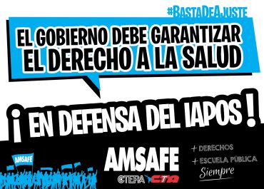IAPOS: OTRO GOLPE AL BOLSILLO DE LOS TRABAJADORES Y A CONTRAMANO DEL DERECHO A LA SALUD