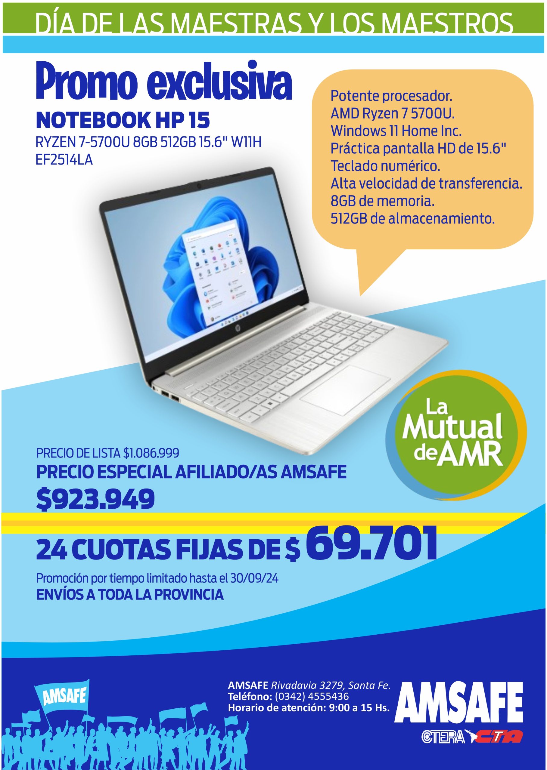 NUEVAS PROPUESTAS DE AMSAFE SERVICIOS PARA TODAS LAS AFILIADAS Y AFILIADOS