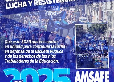 2025 - UNIDAD, ORGANIZACIÓN, LUCHA Y RESISTENCIA