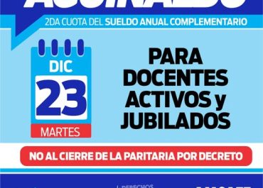 CRONOGRAMA AGUINALDO