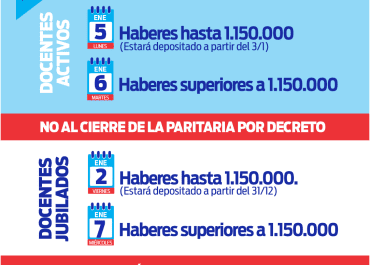 CRONOGRAMA DE PAGO DICIEMBRE 2025