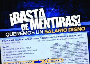 BASTA DE MENTIRAS: QUEREMOS UN SALARIO DIGNO