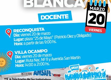 LA CARPA BLANCA ARRANCA EN EL NORTE PROVINCIAL
