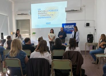 RODRIGO ALONSO FIRMÓ UN CONVENIO DE COLABORACIÓN CON EL INSTITUTO SUPERIOR N° 68 Y AMSAFE FORTALECE LA FORMACIÓN DOCENTE EN LAS COLONIAS