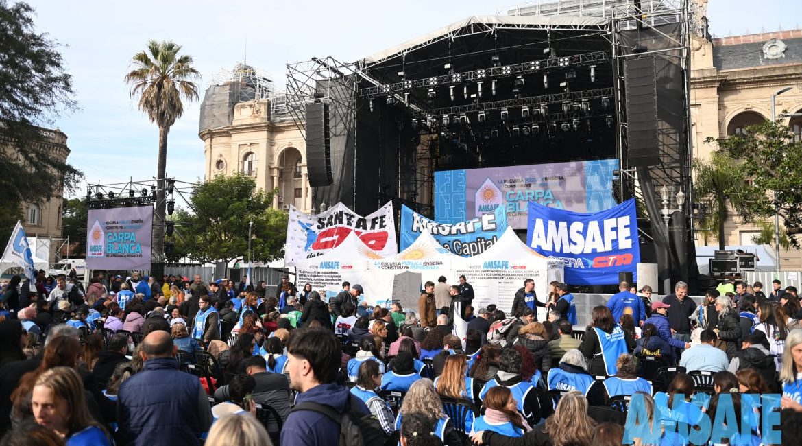 GRAN JORNADA DE FORTALEZA, LUCHA Y UNIDAD EN LA CARPA BLANCA QUE LLEGÓ AL DEPARTAMENTO LA CAPITAL