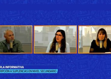 SE REALIZÓ LA CHARLA INFORMATIVA SOBRE INSCRIPCIÓN A SUPLENCIAS EN NIVEL SECUNDARIO
