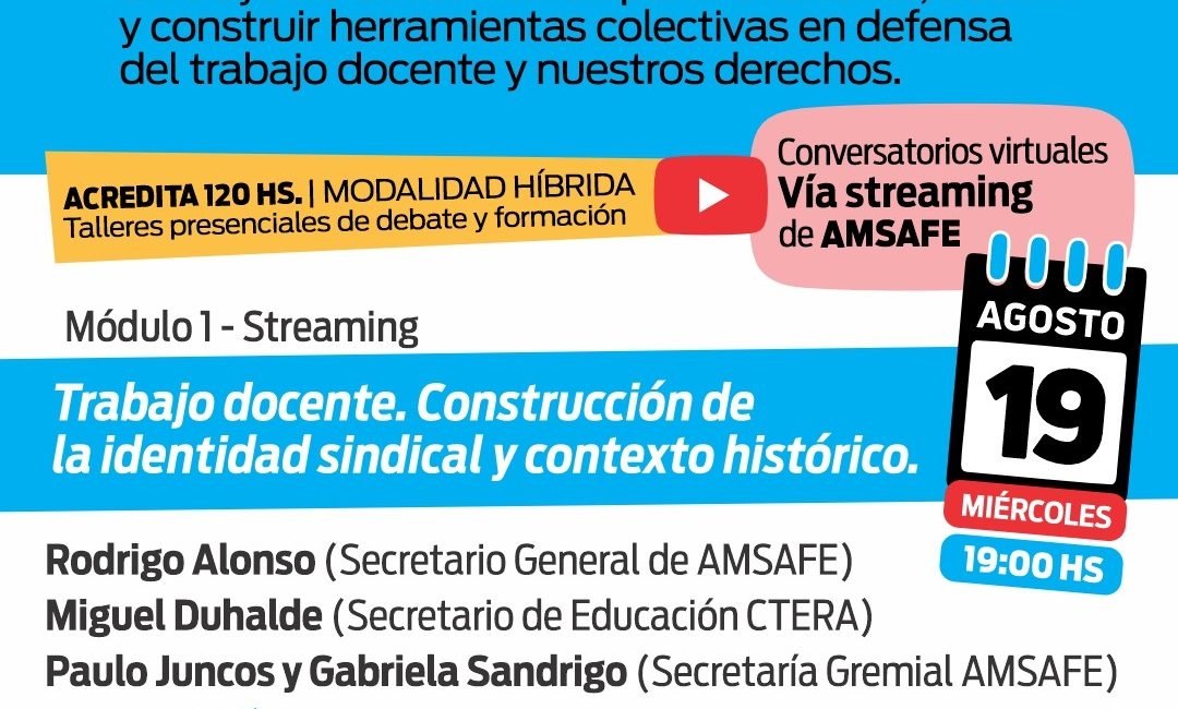 FORMACIÓN 2026: TRABAJO DOCENTE Y CONDICIONES DE LABORALES