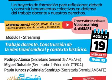 FORMACIÓN 2026: TRABAJO DOCENTE Y CONDICIONES DE LABORALES